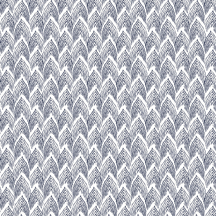 W01Vl-1 Piedmont Navy Wallpaper by Aoc Designer Wallpaper HERITAGE WALLPAPER 100%PA USA Horizontal: 2.25 and Vertical: 1.625 27 in - Swanky Fabrics -
