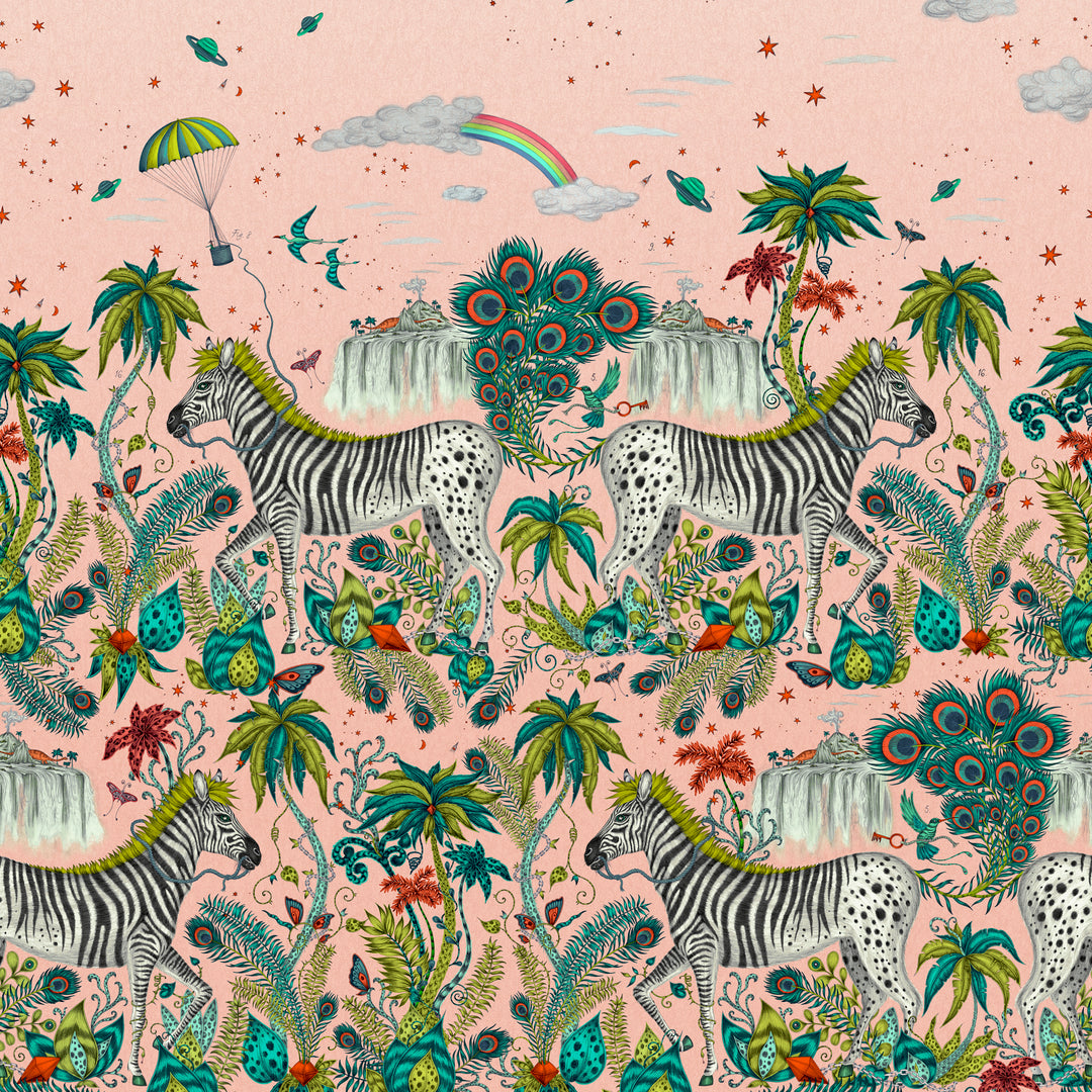 Lost Adventure - Quartz Wp W0201/02.CAC.0 by Clarke & Clarke Designer Wallcovering