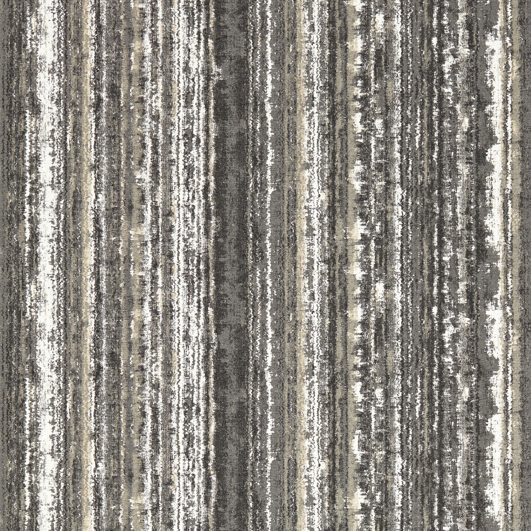 Striatus - Charcoal Gilver Wp W0211/01.CAC.0 by Clarke & Clarke Designer Wallcovering