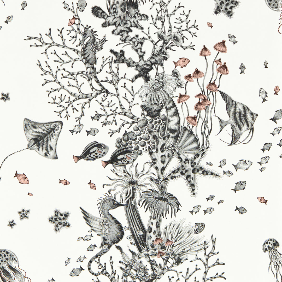 Seaforest - Mono Wp W0218/03.CAC.0 by Clarke & Clarke Designer Wallcovering