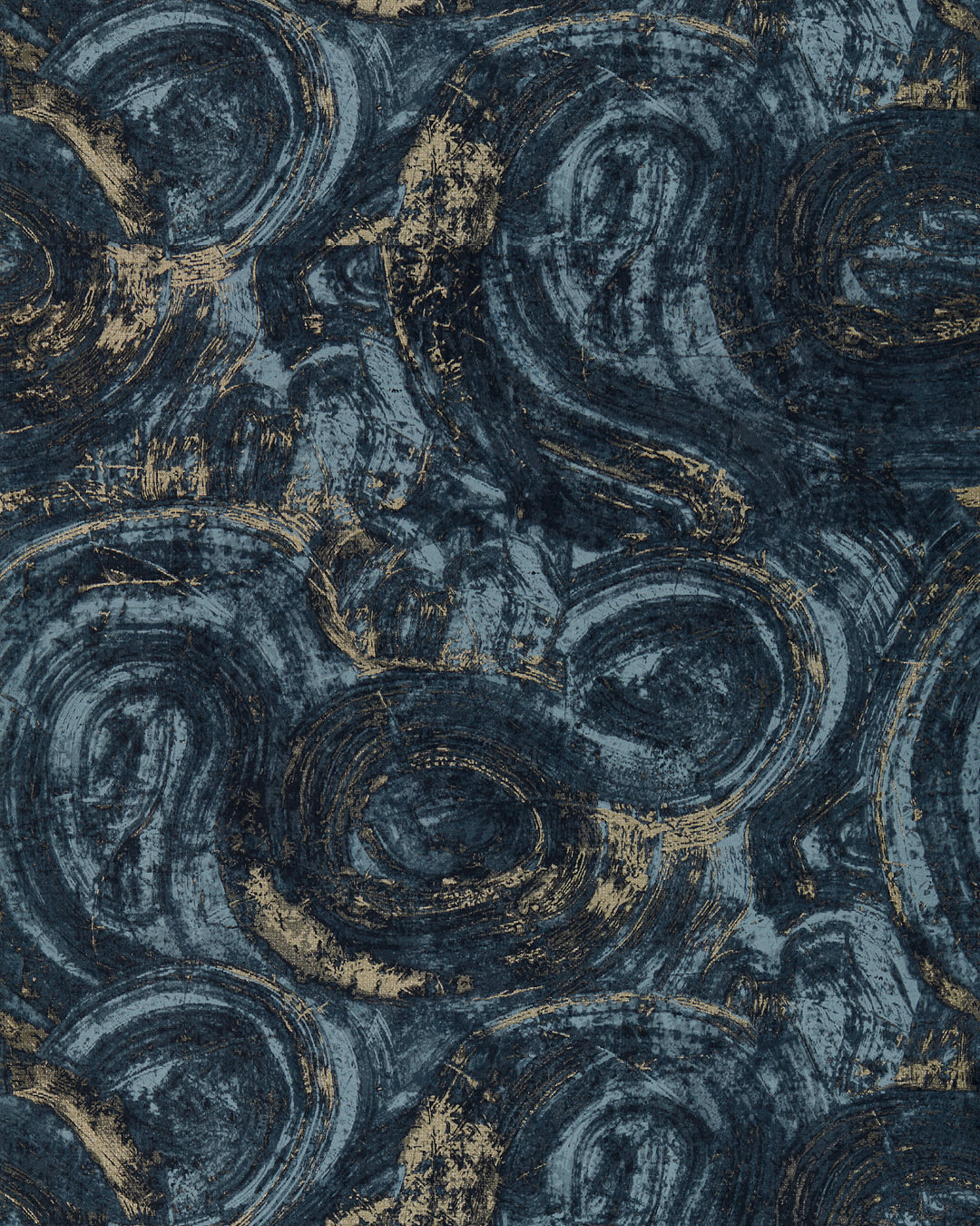 Hatoum - Ink/Gilver W0222/02.CAC.0 by Clarke & Clarke Designer Wallcovering