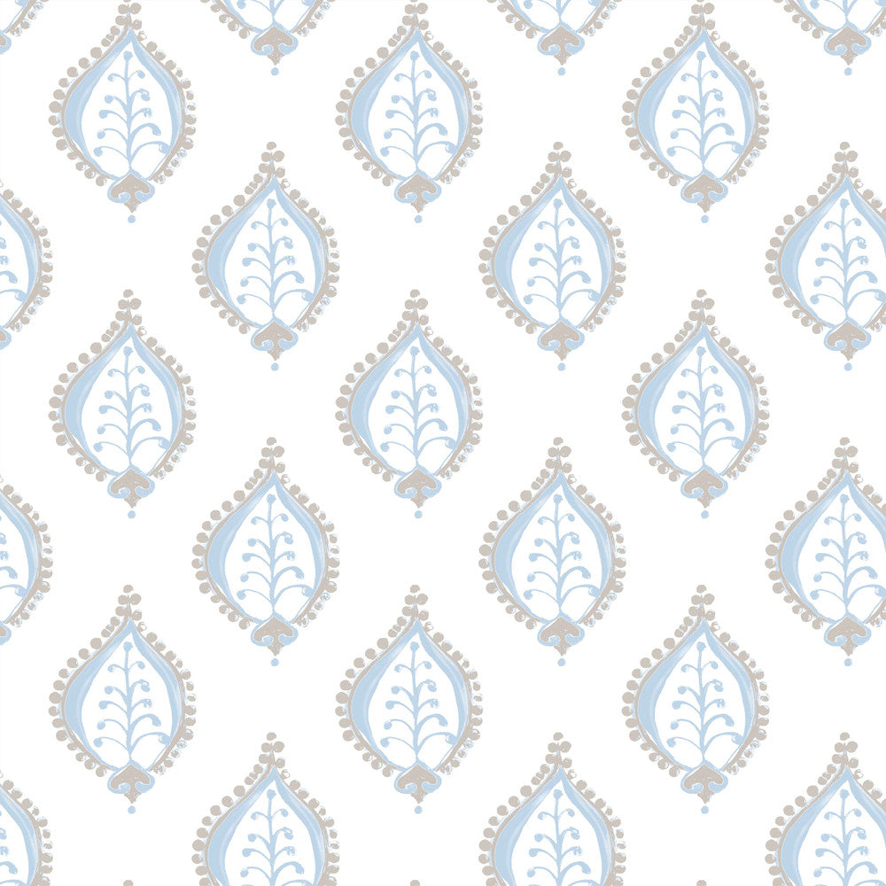 W04Vl-4 Gentle Breeze Wallpaper by Aoc Designer Wallpaper HERITAGE WALLPAPER 100%PA USA Horizontal: 7 and Vertical: 6.75 27 in - Swanky Fabrics -
