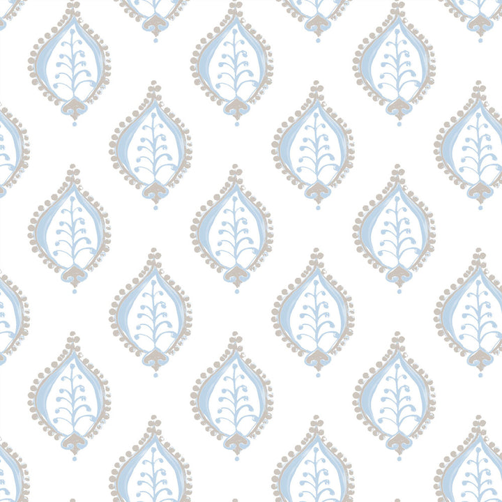 W04Vl-4 Gentle Breeze Wallpaper by Aoc Designer Wallpaper HERITAGE WALLPAPER 100%PA USA Horizontal: 7 and Vertical: 6.75 27 in - Swanky Fabrics -