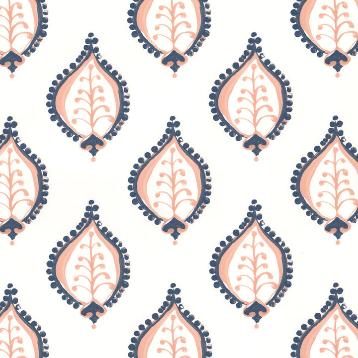 W04Vl Gentle 7 Peach by Aoc Designer Wallcovering ART OF COLOR HERITAGE WALLPAPER II 100%PA USA Horizontal: 7.000 and Vertical: 6.750 27 in - Swanky Fabrics -