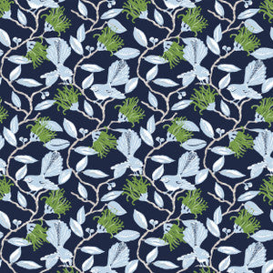 W05Vl-1 Onlooker Navy Wallpaper by Aoc Designer Wallcovering