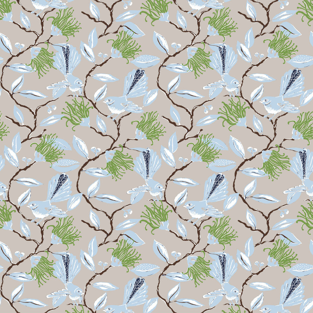 W05Vl-4 Onlooker Grey Wallpaper by Aoc Designer Wallpaper HERITAGE WALLPAPER 100%PA USA Horizontal: 21 and Vertical: 13.5 27 in - Swanky Fabrics -