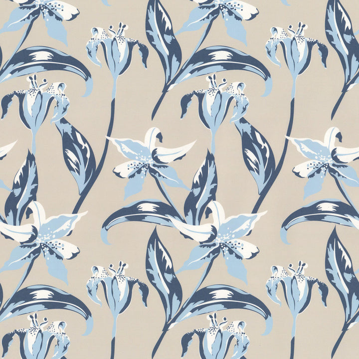 W07Vl Emma 4 Navy by Aoc Designer Wallcovering ART OF COLOR HERITAGE WALLPAPER II 100%PA USA Horizontal: 9.000 and Vertical: 12.000 27 in - Swanky Fabrics -
