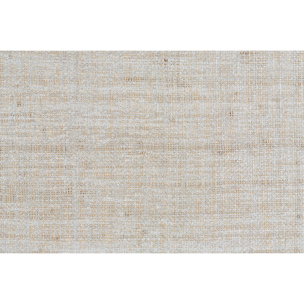 Gilded Raffia Pewter by Kravet Couture Designer Wallcovering MODERN LUXE RAFFIA - 100% United States - Horizontal: - and Vertical: - 46 - Swanky Fabrics -