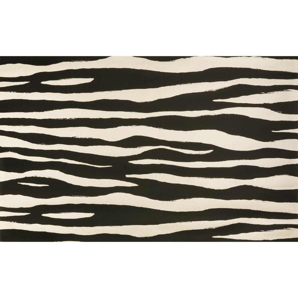 Mona Zebra Night by Kravet Design Designer Wallcovering KATE SPADE WHIMSIES PAPER - 100% United States Horizontal: 54 and Vertical: 25.5 54 - Swanky Fabrics -