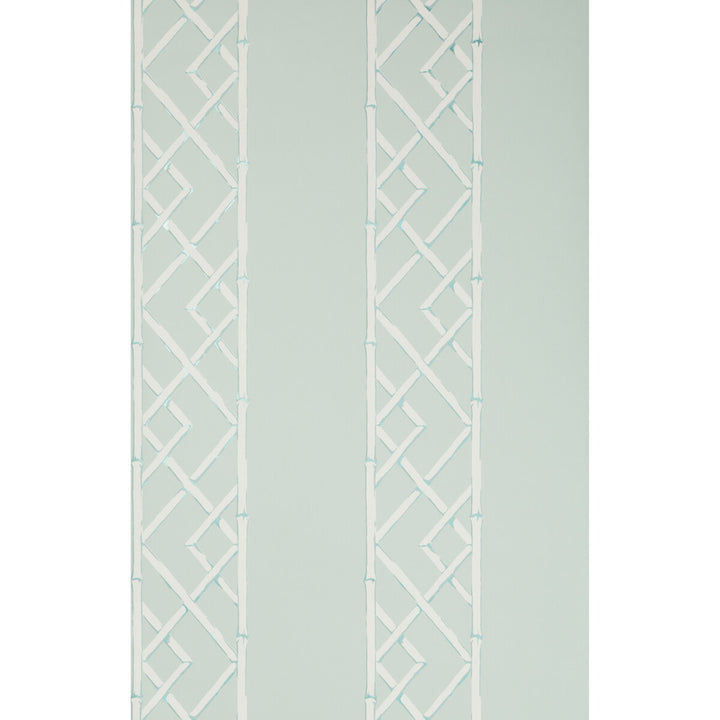 Latticework Aqua by Kravet Design Designer Wallcovering SARAH RICHARDSON WALLPAPER CELLULOSE - 50%;OTHER - 30%;POLYESTER - 20% United Kingdom Horizontal: and Vertical: 10.4 20.5 - Swanky Fabrics -