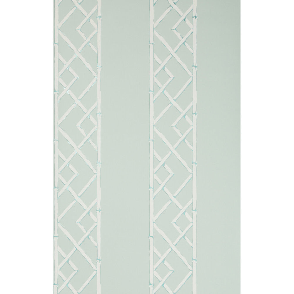 Latticework Aqua by Kravet Design Designer Wallcovering SARAH RICHARDSON WALLPAPER CELLULOSE - 50%;OTHER - 30%;POLYESTER - 20% United Kingdom Horizontal: and Vertical: 10.4 20.5 - Swanky Fabrics -