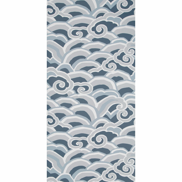 Decowave Denim by Kravet Design Designer Wallcovering SARAH RICHARDSON WALLPAPER CELLULOSE - 50%;OTHER - 30%;POLYESTER - 20% United Kingdom Horizontal: and Vertical: 25.2 20.5 - Swanky Fabrics -