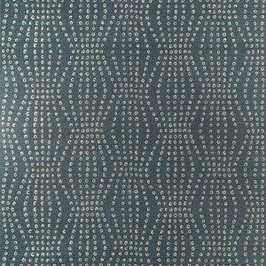Puka Blue Steel by Kravet Couture Designer Wallcovering