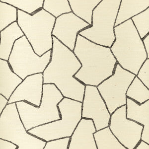 Kravet Couture W-Bark Cloth-Noir by Kravet Couture Designer Wallcovering