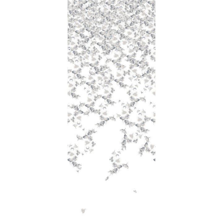 Falling Ginkgo Winter by Kravet Couture Designer Wallcovering PAPERSCAPE ARTIST SERIES PAPER - 100% United States Horizontal: 54 and Vertical: 144 54 - Swanky Fabrics -