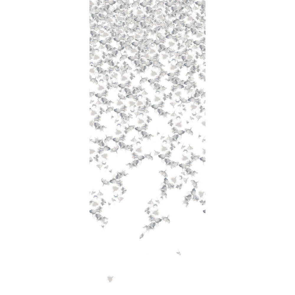 Falling Ginkgo Winter by Kravet Couture Designer Wallcovering PAPERSCAPE ARTIST SERIES PAPER - 100% United States Horizontal: 54 and Vertical: 144 54 - Swanky Fabrics -