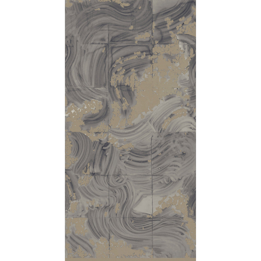 Rearrangements Petrol by Kravet Couture Designer Wallcovering PAPERSCAPE ARTIST SERIES PAPER - 100% United States Horizontal: 54 and Vertical: 108 54 - Swanky Fabrics -