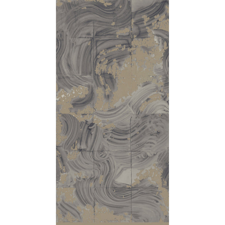 Rearrangements Petrol by Kravet Couture Designer Wallcovering PAPERSCAPE ARTIST SERIES PAPER - 100% United States - Horizontal: 54 and Vertical: 108 54 - Swanky Fabrics -