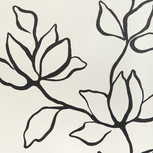 Floral Sketch Wp Onyx W3886.8.0 By Kravet Couture Designer Wallcovering