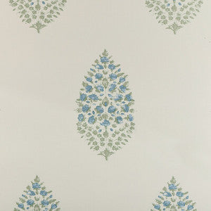 Atelier Paisley Wp Blue Sage W3938.315.0 By Kravet Couture Designer Wallcovering