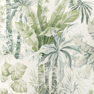 Junglewood Pnl Blue Sage W4148.315.0 By Kravet Couture Designer Wallcovering