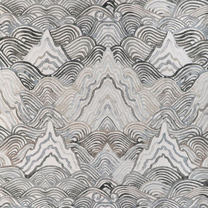 Shangri La Wp Noir W4150.811.0 By Kravet Couture Designer Wallcovering