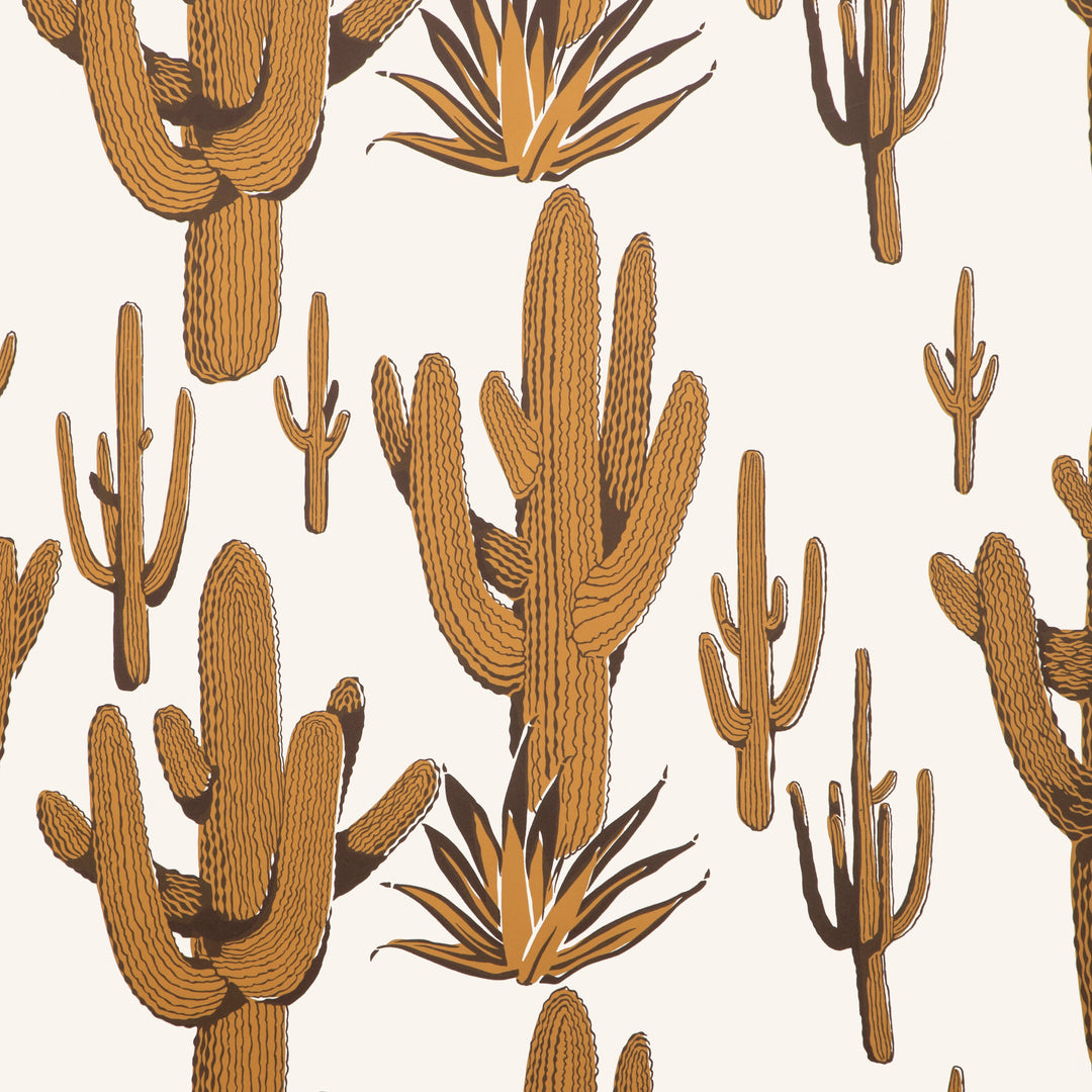 Cacti Land Wp - Saffron W4260.404.0 by Kravet Couture Designer Wallcovering