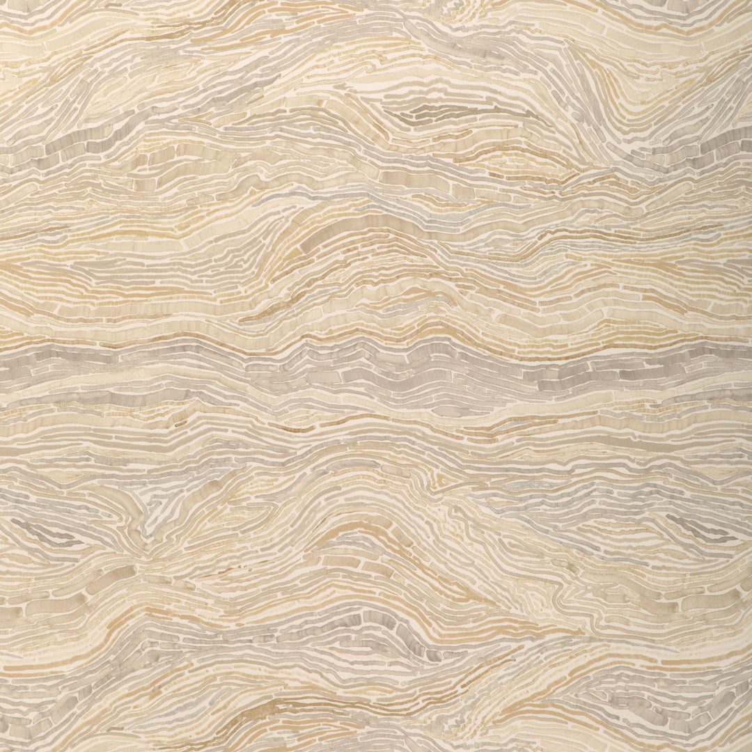 Swami Wp - Fog W4268.1611.0 by Kravet Couture Designer Wallcovering
