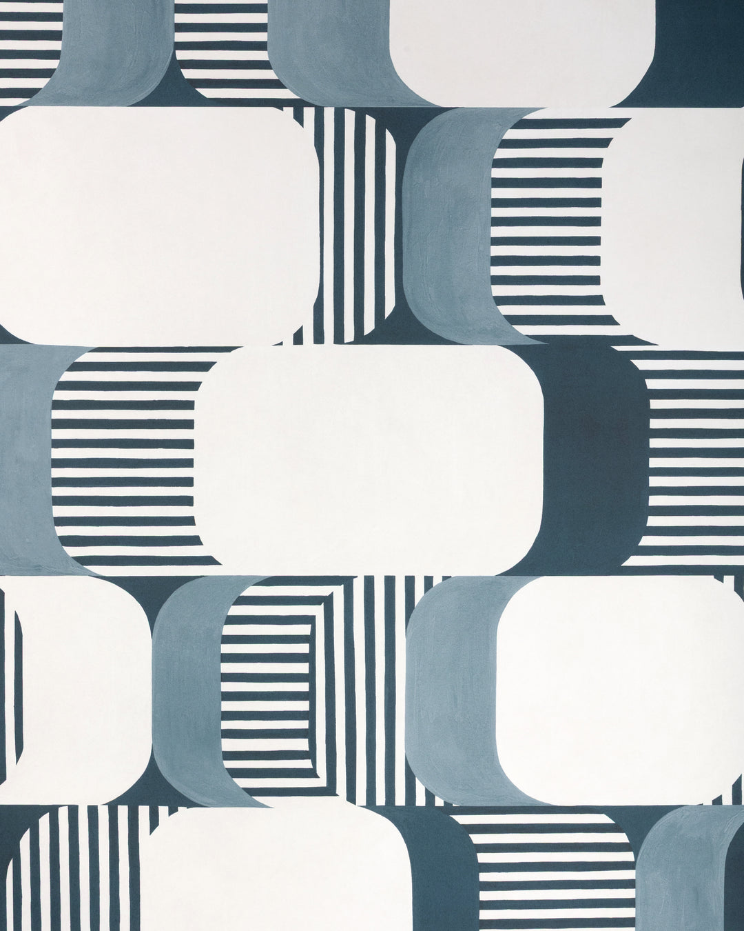 Good Vibes - Indigo W4398.516.0 by Kravet Couture Designer Wallcovering