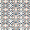 SAGAMORE Clay and Navy W711114 by Thibaut Designer Fabric