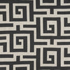 Tulum Applique Black on Natural W713221 by Thibaut Designer Fabric