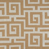 Tulum Applique Wheat on Natural W713224 by Thibaut Designer Fabric