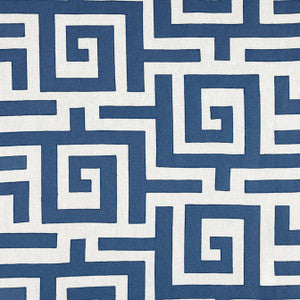 Tulum Applique Navy W713225 by Thibaut Designer Fabric