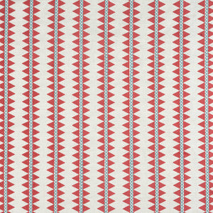 Reno Stripe Embroidery Coral W713245 by Thibaut Designer Fabric