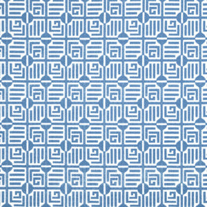 Labyrinth Velvet Blue W713642 by Thibaut Designer Fabric