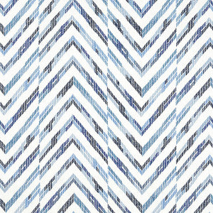 Hamilton Embroidery Blue and White W714346 by Thibaut Designer Fabric