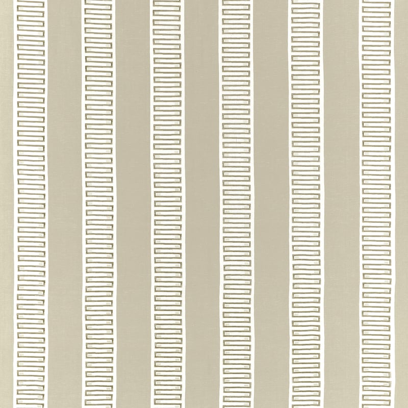 RARITAN LINE EMBROIDERY Beige W714632 by Thibaut Designer Fabric