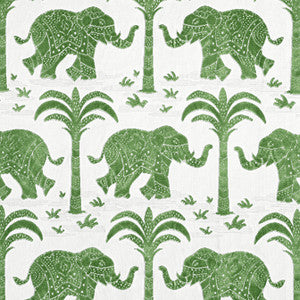 Elephant Velvet Green W716201 by Thibaut Designer Fabric