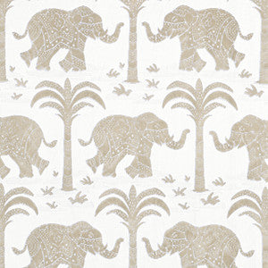 Elephant Velvet Beige W716205 by Thibaut Designer Fabric