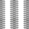 Nola Stripe Embroidery Black W720809 by Thibaut Designer Fabric