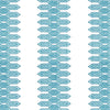 Nola Stripe Embroidery Aqua W720811 by Thibaut Designer Fabric