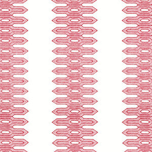 Nola Stripe Embroidery Pink W720812 by Thibaut Designer Fabric
