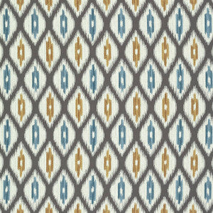 Rajah Charcoal W73364 by Thibaut Designer Fabric