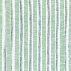 Southport Stripe Kelly Green and Navy W73487 by Thibaut Designer Fabric