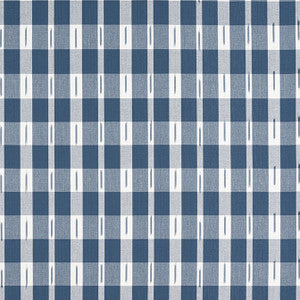Ellastone Check Navy W736439 by Thibaut Designer Fabric