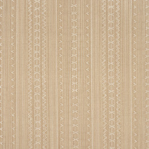 Charter Stripe Embroidery Camel W736457 by Thibaut Designer Fabric