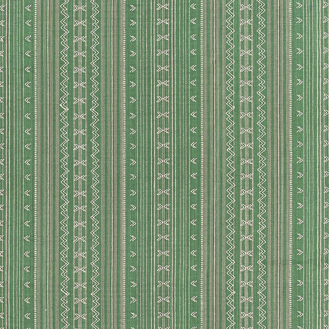 Charter Stripe Embroidery Green W736458 by Thibaut Fabric Thibaut Fabric Charter Stripe Embroidery Green W736458Fabric Indienne Fabric Book 100% Cotton INDIA </p><p>Repeat: V: 1.5 53 - Fabric Carolina -