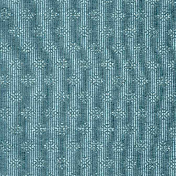 Crete Peacock W74212 by Thibaut Fabric Thibaut Fabric Crete Peacock W74212Fabric Passage 73% Polyester, 27% Cotton UNITED STATES </p><p>Repeat: V: 3.5 54 - Fabric Carolina -
