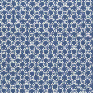 Maisie Royal Blue W74640 by Thibaut Designer Fabric