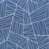 Jordan Royal Blue W74654 by Thibaut Designer Fabric